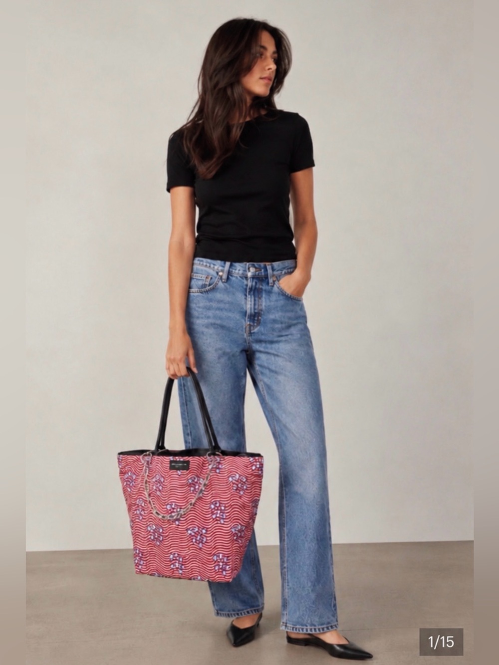 Alexander Wang Large Roxy bag tote fabric black
lining wallet new no tags $895